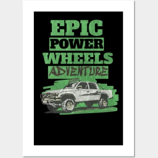 Epic Power Wheels Offroad adventure Posters and Art